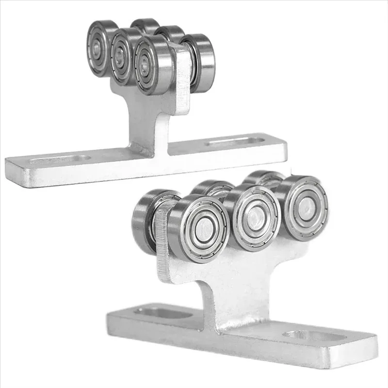 T-type 6-wheel electric hoist hand cart assembly, industrial bearing pulley, lifting pulley, rail slide