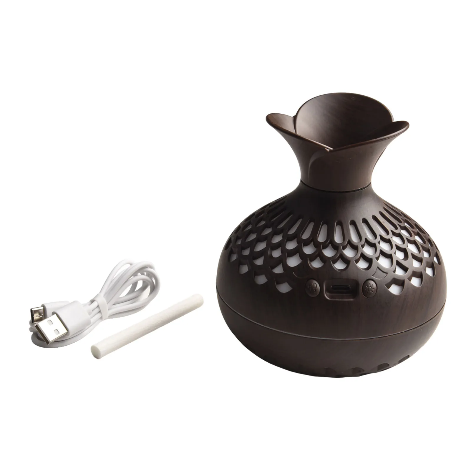 

Освежитель воздуха Ароматический увлажнитель воздуха Очистка воздуха Компактная и портативная ваза для цветов Домашний офис Ночник Цветочное дерево Зерно