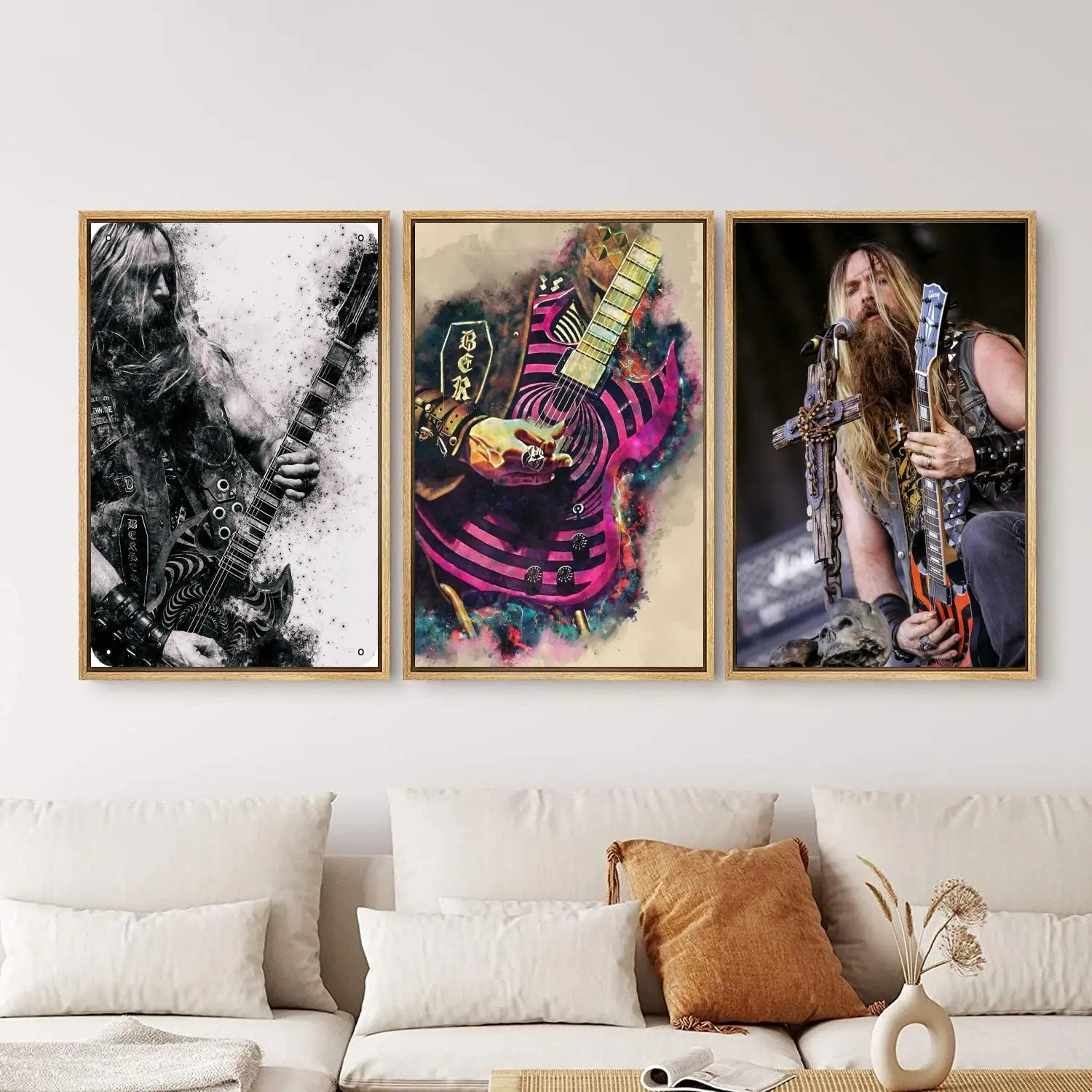 

Плакат Zakk Wylde, картина, 24x36, настенные художественные плакаты на холсте, персонализированный подарок, Современное украшение для семейной спальни, художественный плакат