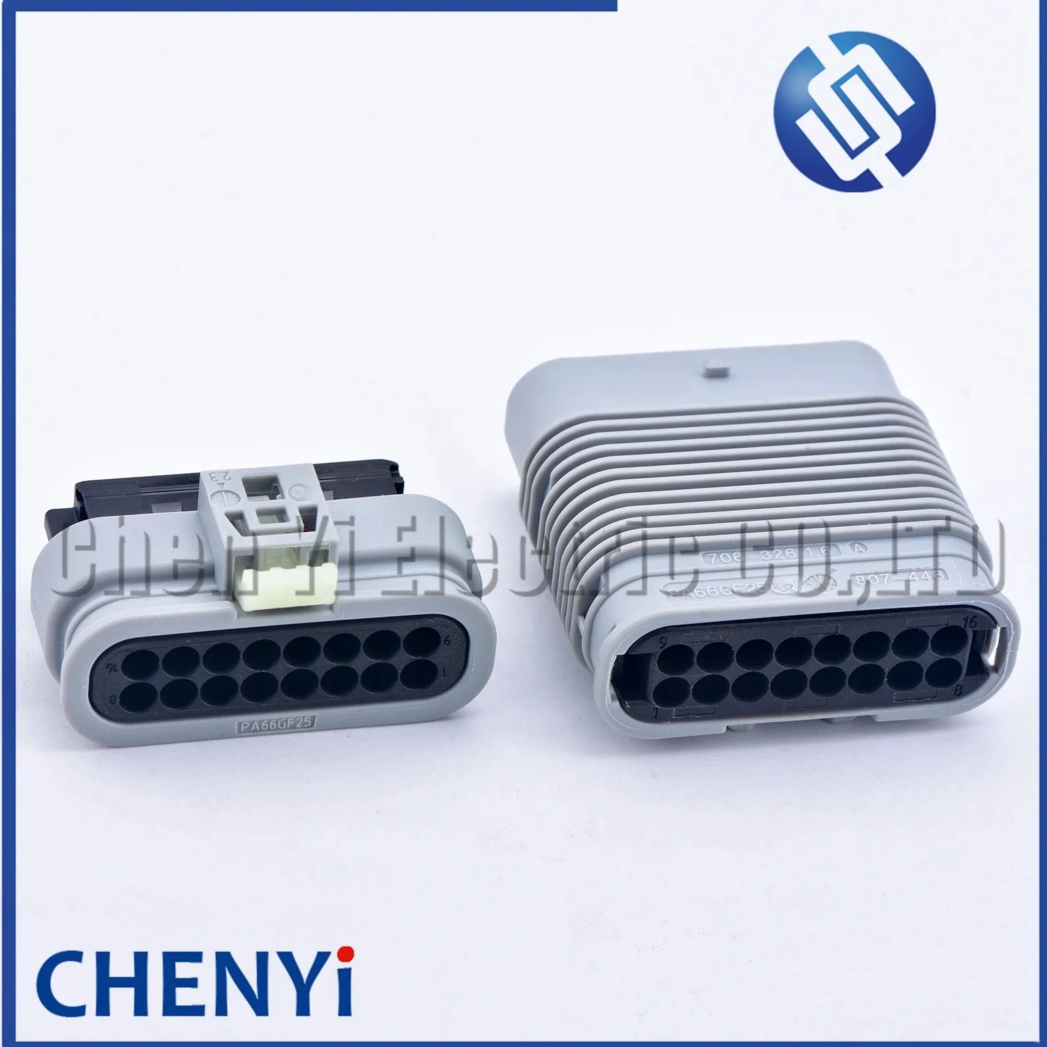 16 Pin Auto waterproof connector Car Front and rear bumper radar sensor Wire harness Plug 805-587-542 807-445 807-446 706-326