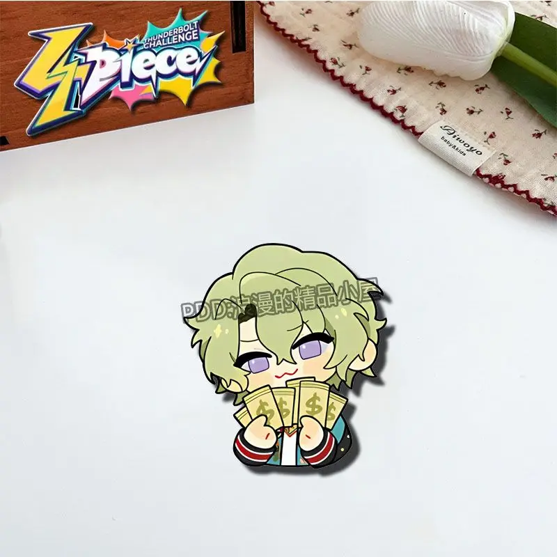 Ensemble Stars Badges Pins Anime Sakuma Rei Akehoshi Subaru Women Brooch Fashion Creative Cosplay Brooches for Bag Accessorie