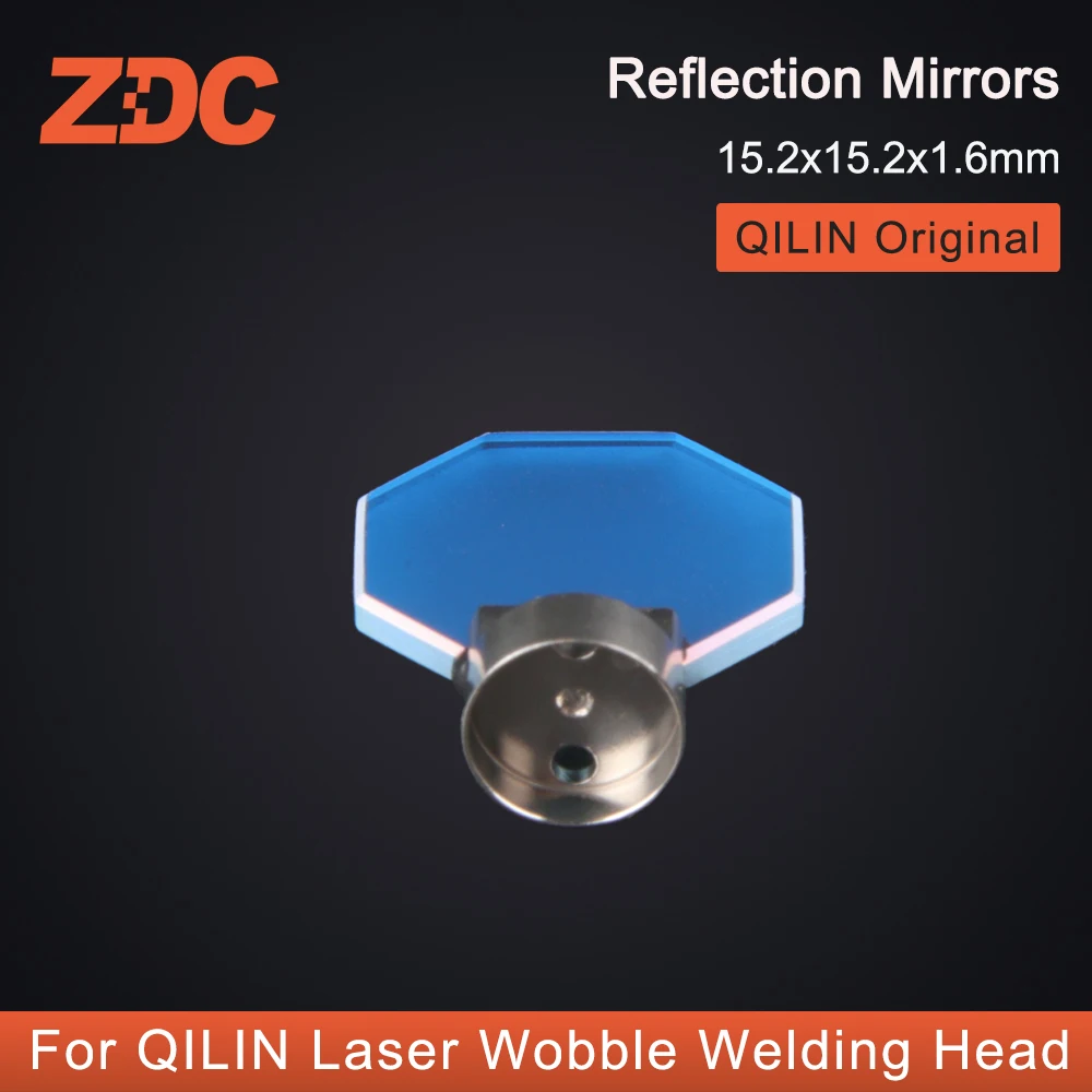 Imagem -06 - Espelhos de Reflexão Zdc Qilin com Suporte Laser Wobble Cabeça de Soldagem Original 15.2x15.2x1.6