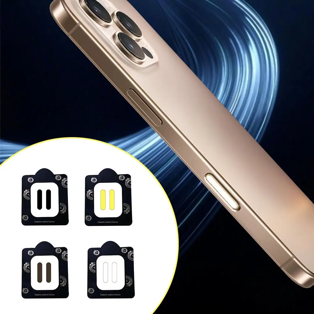 Camera Button Sticker Side Aviation Alloy Film For iPhone 16 Pro Max Camera Control Button For iPhone 16 Screen Protector