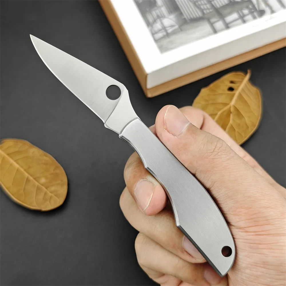 C137 pocket folding knife 440c steel blade portable fruit knife cutting knife multi-purpose EDC practical paring knife gift must