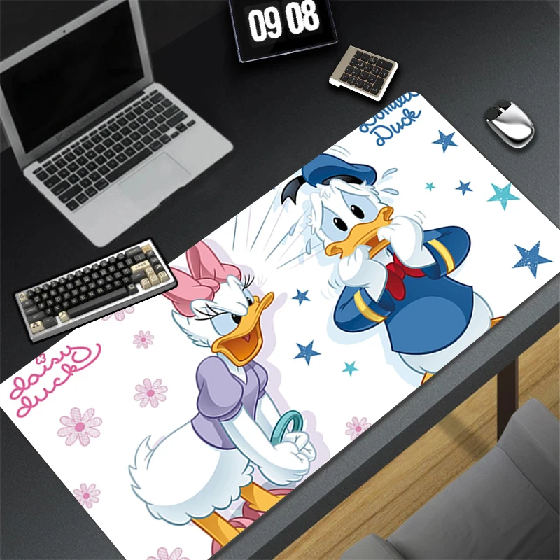 

Mouse Pad New Design Non-Slip Desk Mat Gaming Mickey and Minnie Accessories Stitched Edges For Home And Game For Gamer Mousepad