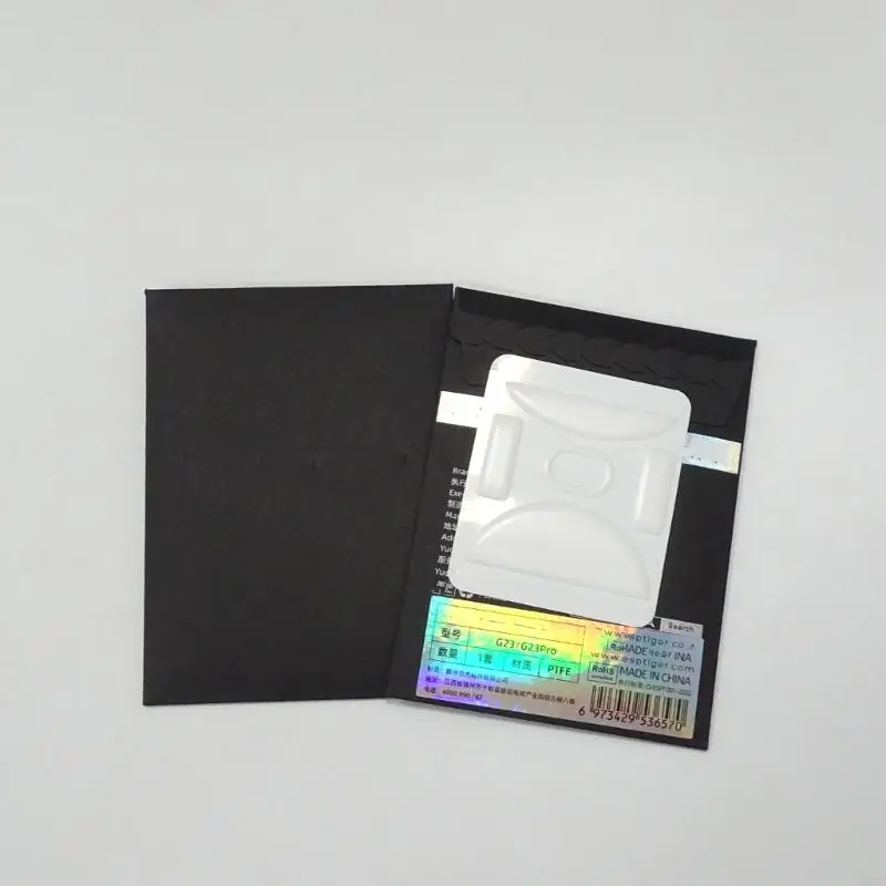 1 세트 아이스 버전 마우스 스케이트 패드 둥근 곡선 가장자리 마우스 발 스티커를위한 g23 마우스