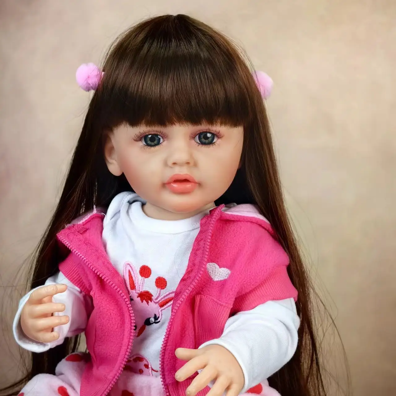 Waterproof Girl Doll 55 cm Reborn Baby Full Silicone Body Looks Like Princess Toys Birthday Gifts For Child