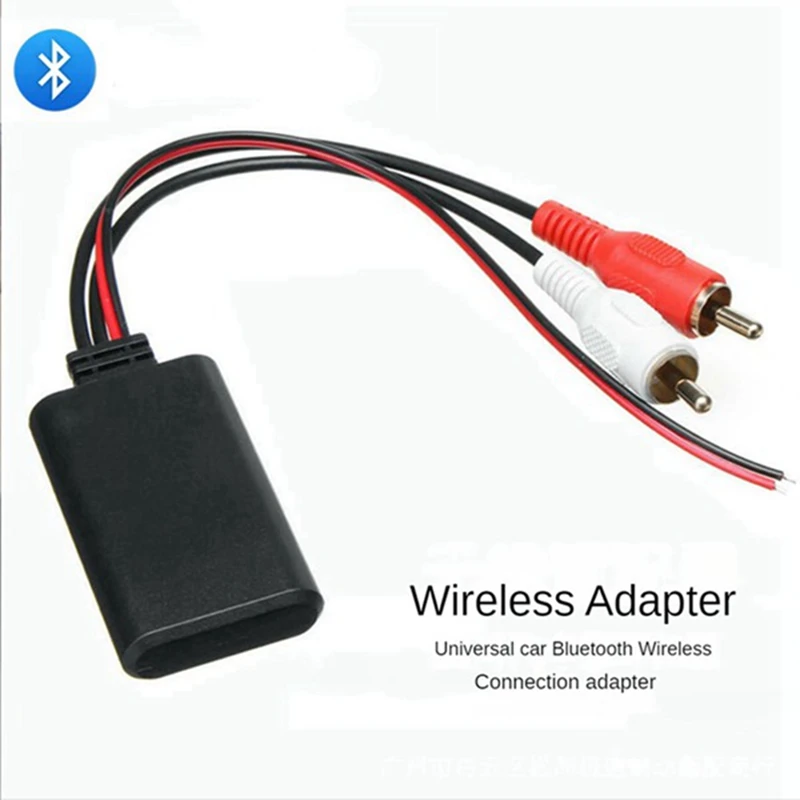 

10Pcs Universal Car RCA Audio USB Adapter Wireless Bluetooth Receiver Home Media AUX Bluetooth Audio Device Audio Cable