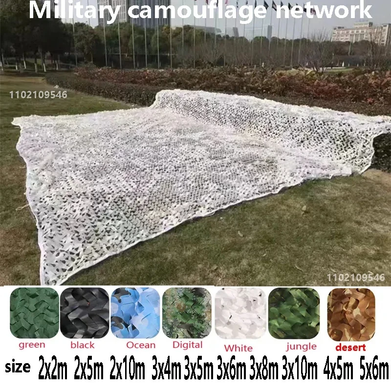 Camouflage net is suitable for all terrain concealment and tactical operations