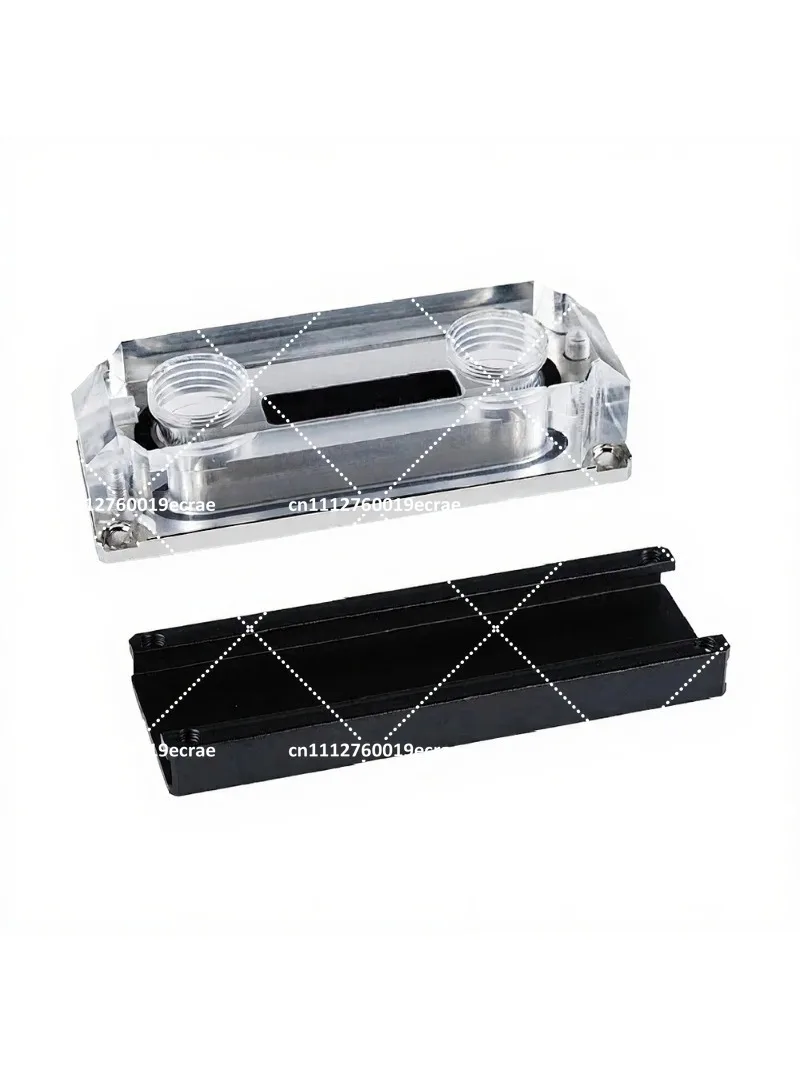 M.2 NVMe SATA SSD Water Cooling Block 2280 22110 Heat Dissipation Sturdy