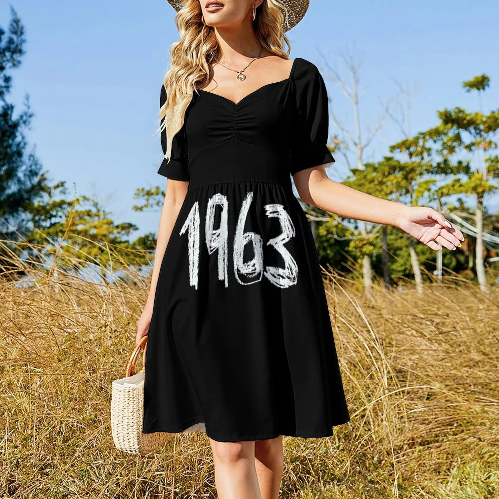 1963 Birthday, Birth Year 1963, Born in 1963 Short Sleeved Dress long dress women summer dresses ladies 2025 Dress