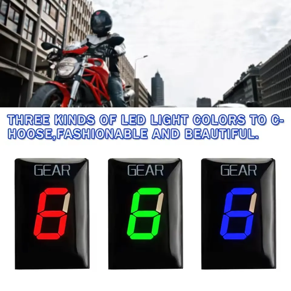 For Ducati Monster 1100 ALL Year 1100 EVOALL Years 14-19 Motorcycle Gear Indicator Digital 1-6 Level Gear Display Speed Bracket