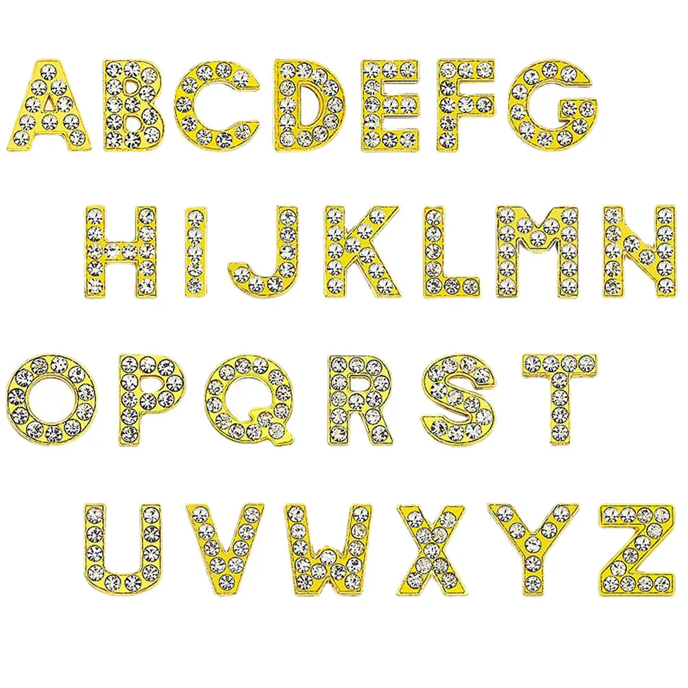 

26 шт. бусин-шармов с буквами для рукоделия, полированные подвески из сплава, аксессуары для изготовления ювелирных изделий, ожерелий, браслетов, серег, для творчества своими руками