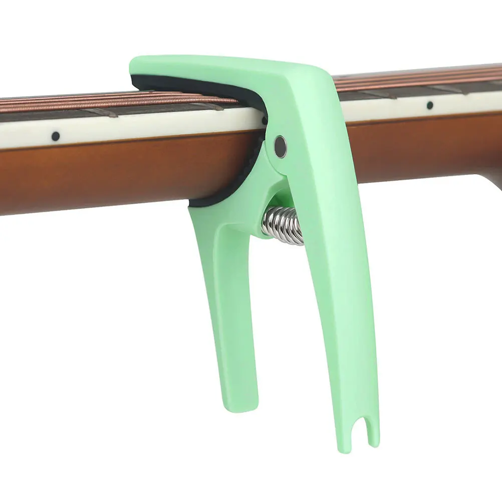 2 szt. Plastikowe kapodastery do gitary akustycznej, elektrycznej i basowej, przenośny klips do strojenia, profesjonalny klips mocujący, akcesorium do instrumentów