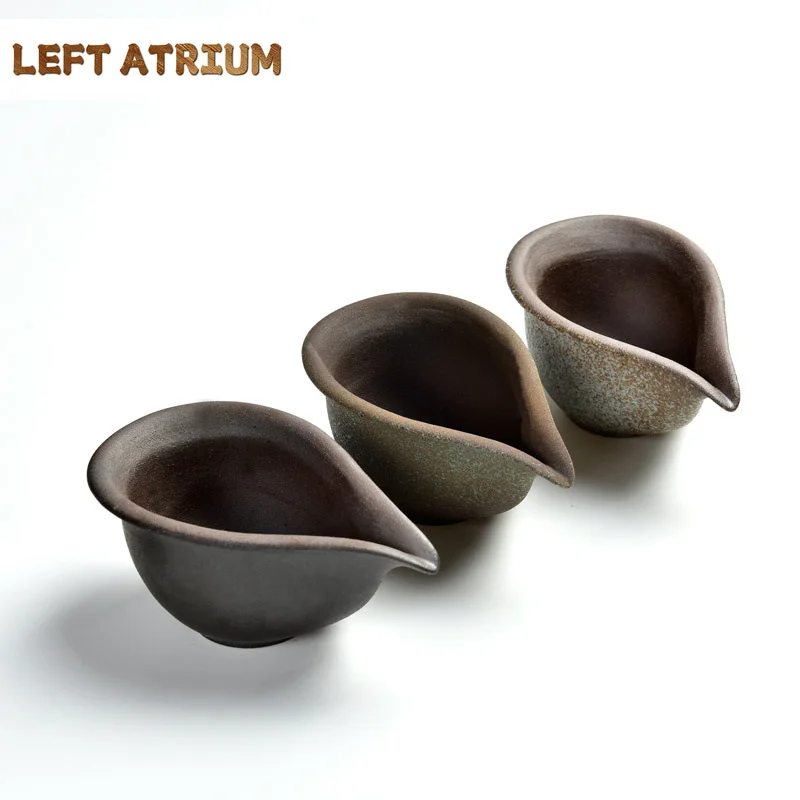 

Coarse Pottery Fair Cup Tea Sea Kiln Change Ceramic Tea Dispenser Uniform Cup Kung Fu Japanese Fair Cup