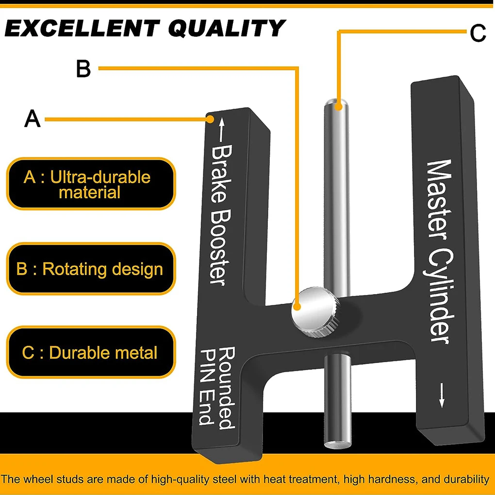 Automobile Brake Booster Push Rod Adjustment Tool Easy-to- Brake Booster Tool Measure And Adjust With Ease Corrosion-resistant