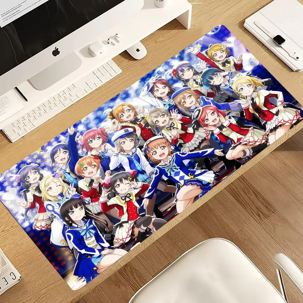Love Live! School Idol Project Mousepad Pc Gaming Mouse Pads Desk Accessories Laptop Desk Mats Office Decor Mouse Carpet