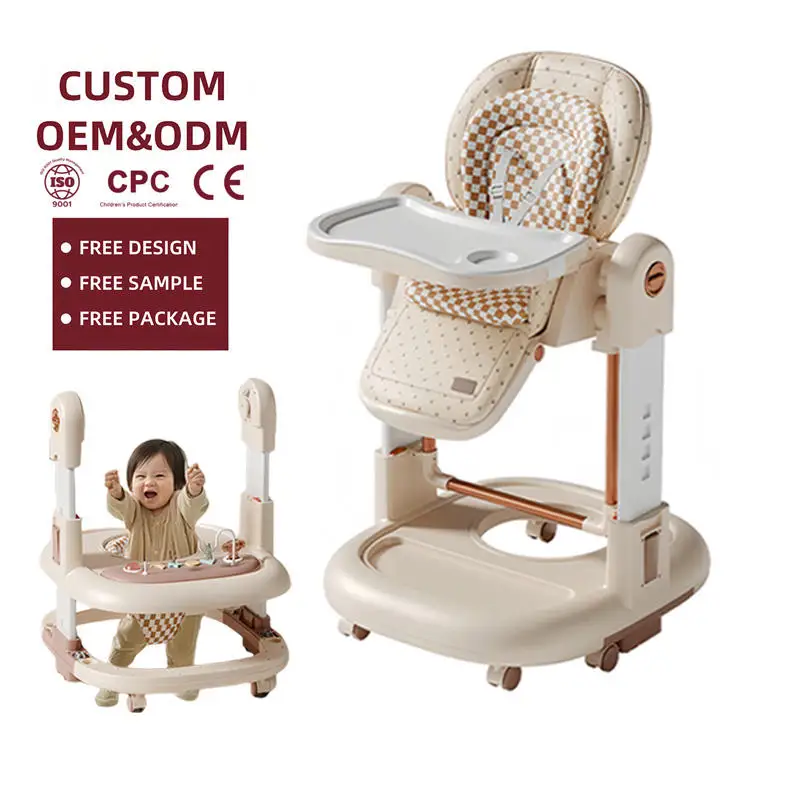 

YY015 New Hot Sale 3 in 1 High Chair for Kids Soft Cushion Baby Dining Chair for Feeding & Park Use