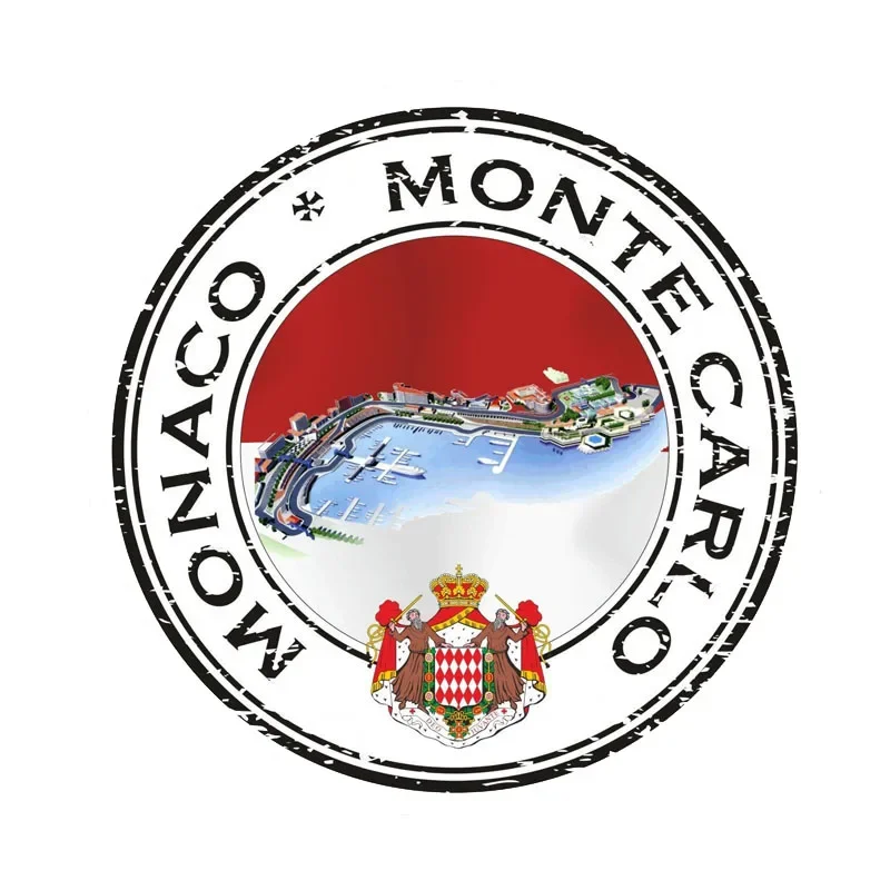 Personality Monaco Monte Carlo Car Sticker Decal Accessories