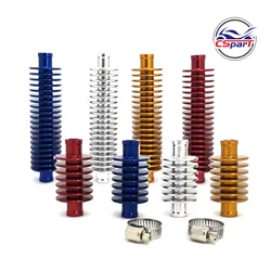 CNC Aluminum Radiator for water cooled bike 39CC 49CC MT A4 Blata ZPF Polini Engine Bike 58mm 118mm