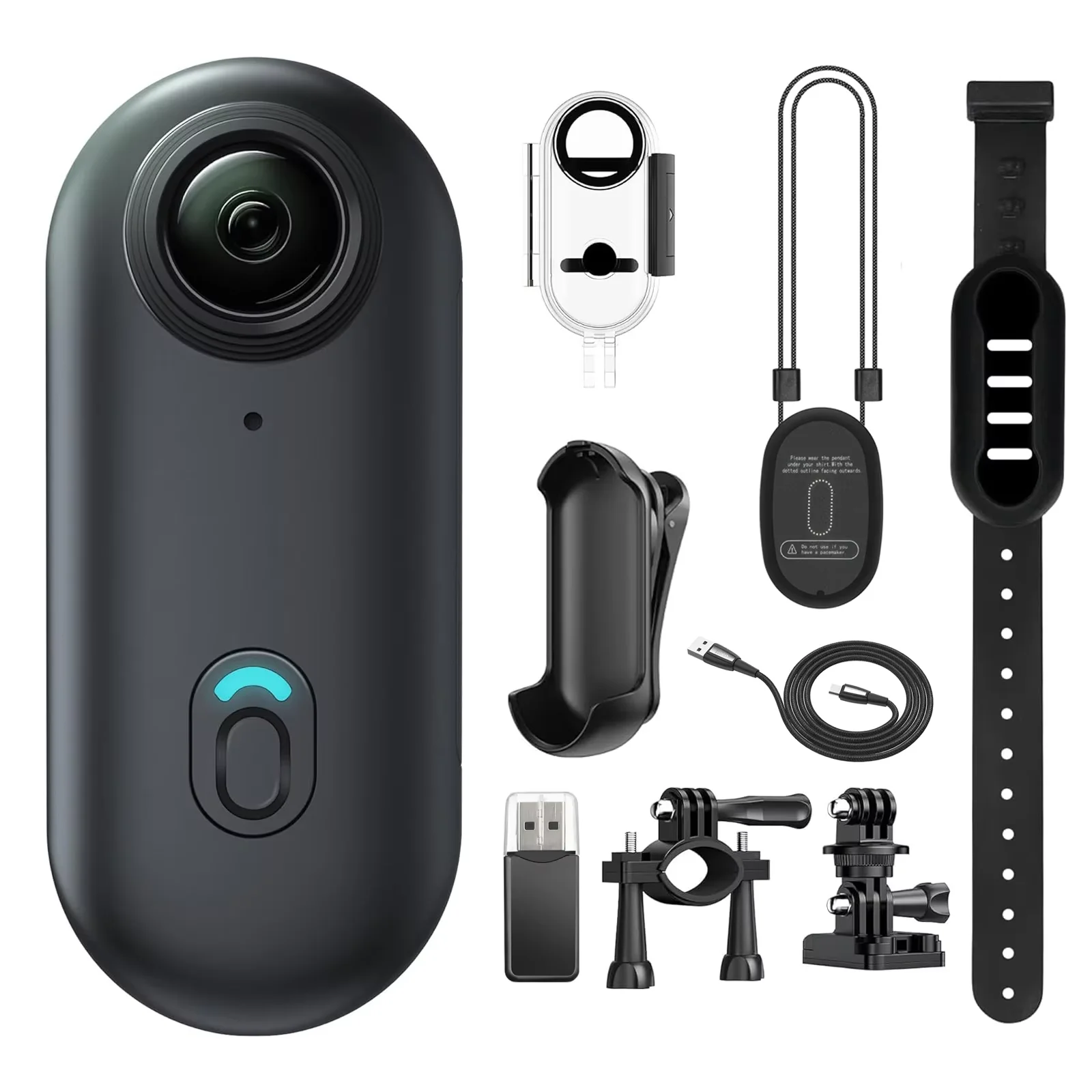 Ultimate Thumb Cam: 1080P WiFi, IPX7 Waterproof & Ultra-Wide Lens｜For Pets, Cycling, Hands-Free｜Easy Transfer & Wide View.