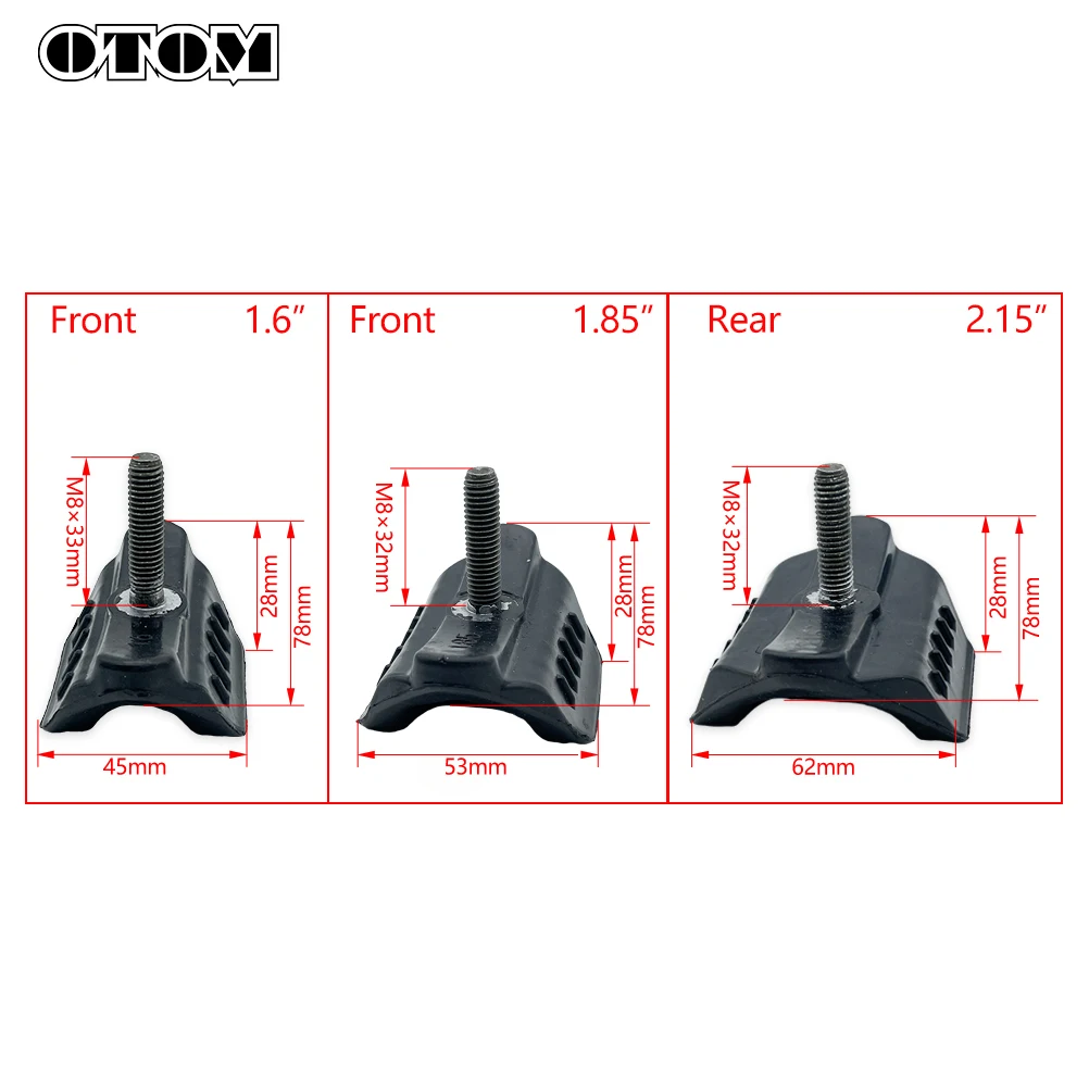 OTOM Motorcycle Wheel Rim Lock Tyre Inner Tube Safe Bolt Pit Dirt Bike 1.6\