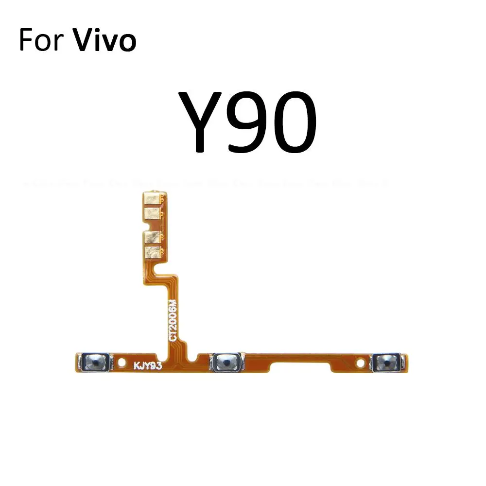 Power On Off Button Volume Switch Key Control Flex Cable Ribbon For Vivo Y90 Y91 Y91C Y91i Y93 Lite Y93s Y95 Y97