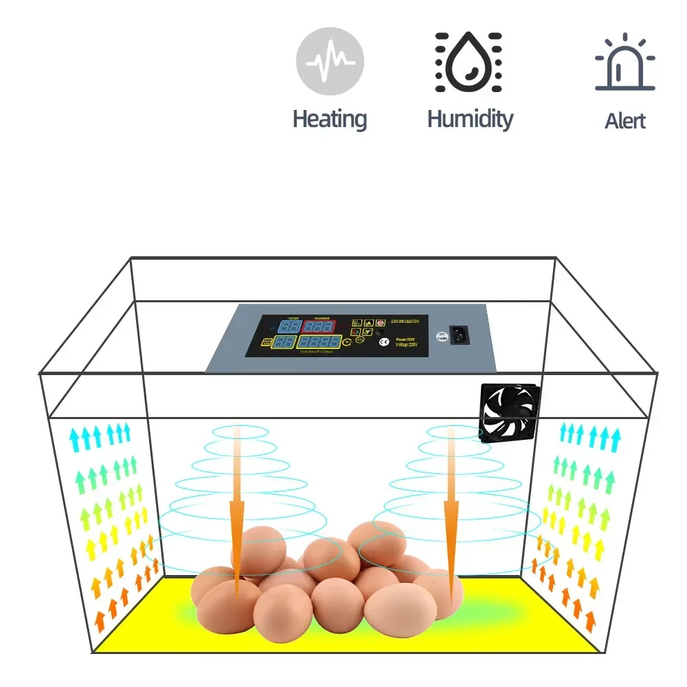 HTMC-5 Automatic Incubator Controller DIY Constant Temperature Humidity Heating System Fan Motor Accessory