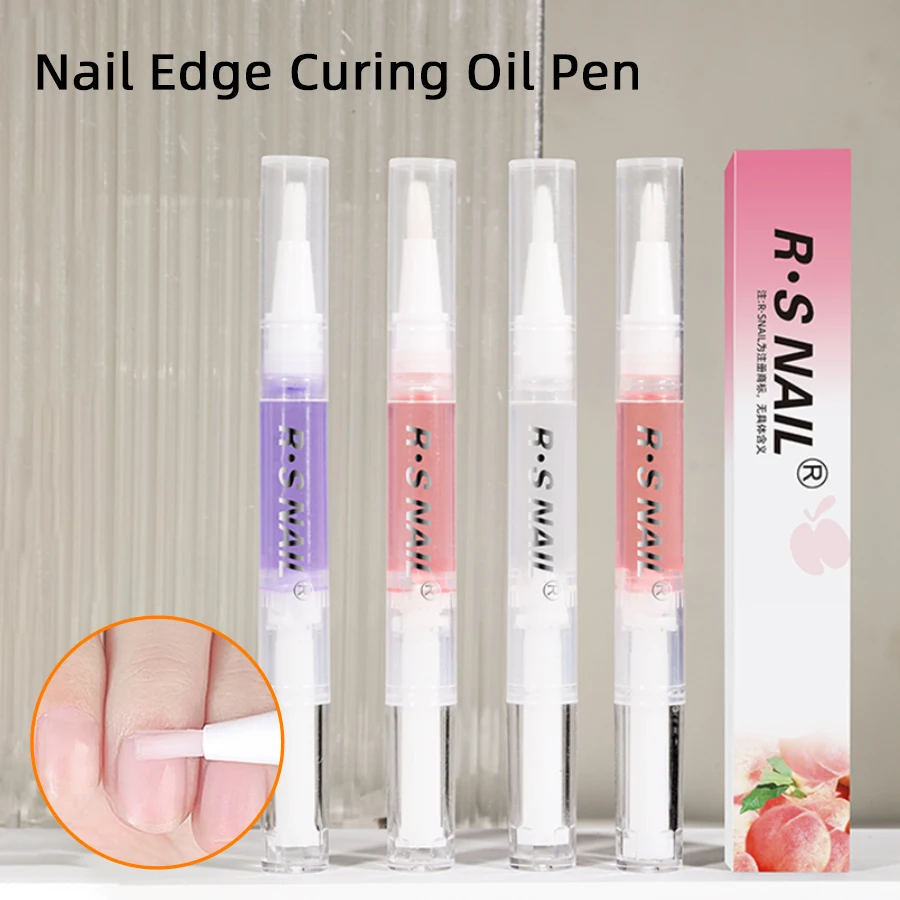 RSNAIL 2 مللي زيت تغذية الأظافر القلم علاج الأظافر القلم 3 رائحة بشرة الأظافر النفط القلم تليين تغذي الجلد مانيكير منتجات العناية بالأظافر