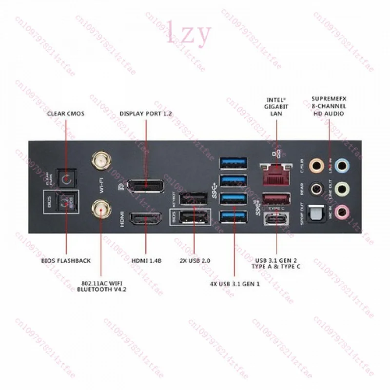 تستخدم للوحة الأم ASUS ROG MAXIMUS X HERO تدعم 8700K 64GB DDR4 LGA1151 DP + HDMI