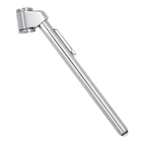 Medidor de presión de aire para neumáticos de coche, pluma de prueba de presión de neumáticos de bicicleta de 2 cabezales, herramienta de calibre de banda de rodadura, medidor de presión de neumáticos de alta resistencia