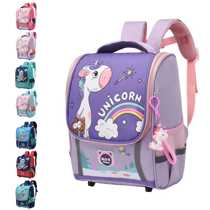 Children School Bags New Kid Backpack Boys Girls 3D Animal Dinosaur Knapsack Kids Satchel Space School Bags Mochila Escolar