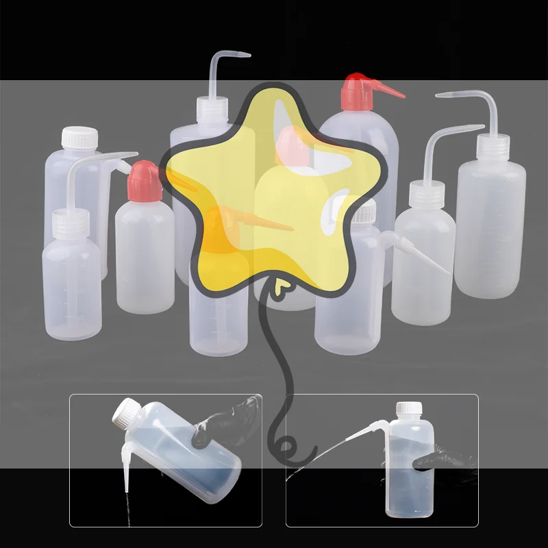 150/250/500/1000ml Tattoo Wash Bottle Squeeze Rinse Bottle Eyelash Extension Watering Tools Tattoo Cleaning Washing Supplies