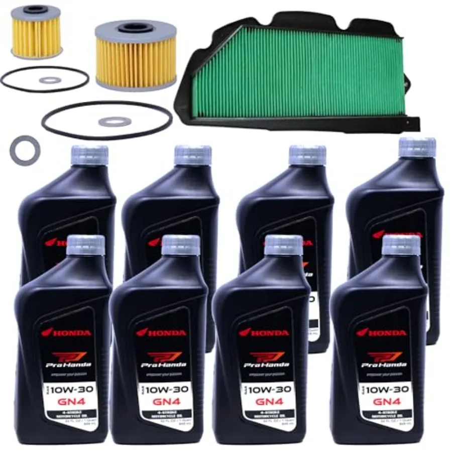 Edwards Ölwechselsatz für Honda Pioneer 1000 Side by Side UTV mit Luftfilterersatz Komplette Wartungslösung für von