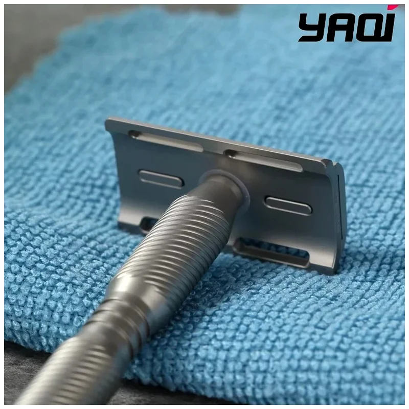 YAQI Safety Razor Smooth Shaving Ghost Titanium Lightweight Multiple Thread Pattern for Flash Sale 2026