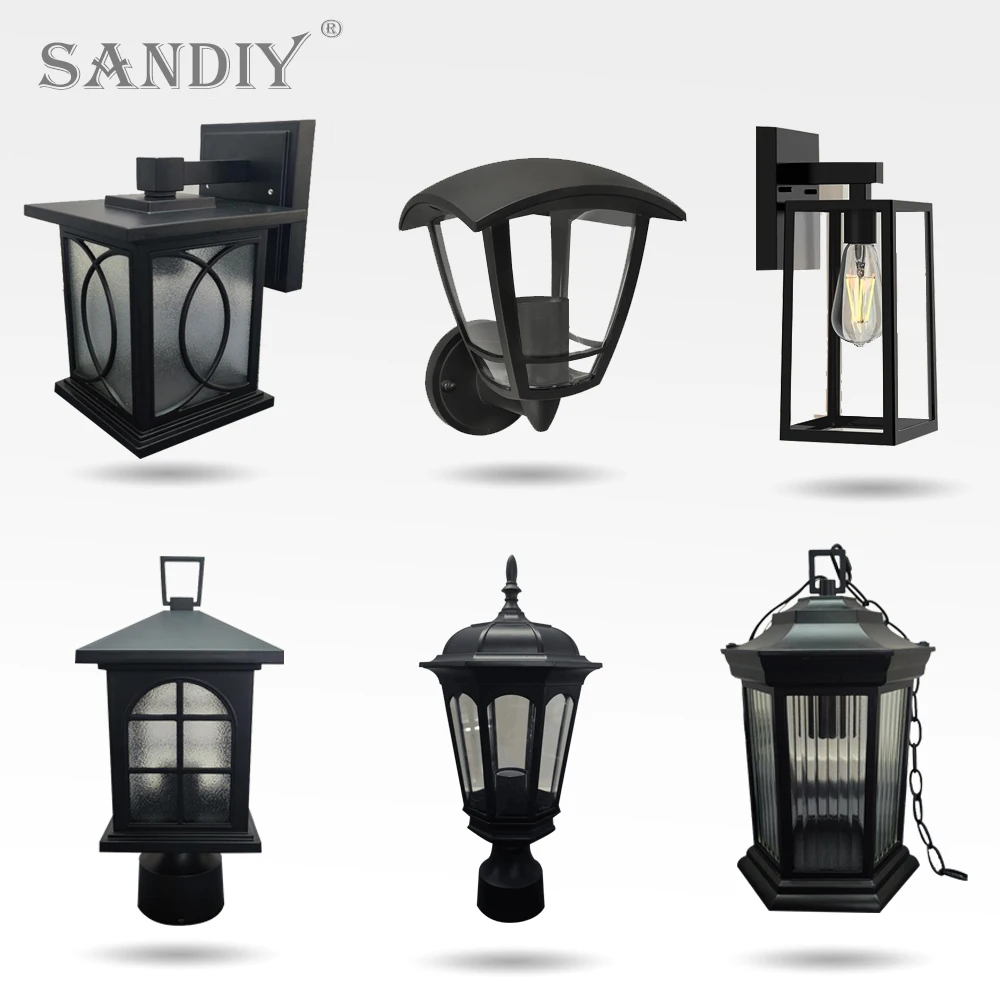 

SANDIY Outdoor Wall Light Chandelier Lamp Waterproof IP65 Sconce for House Porch Doorway Garden Villa Retro Exterior Lighting