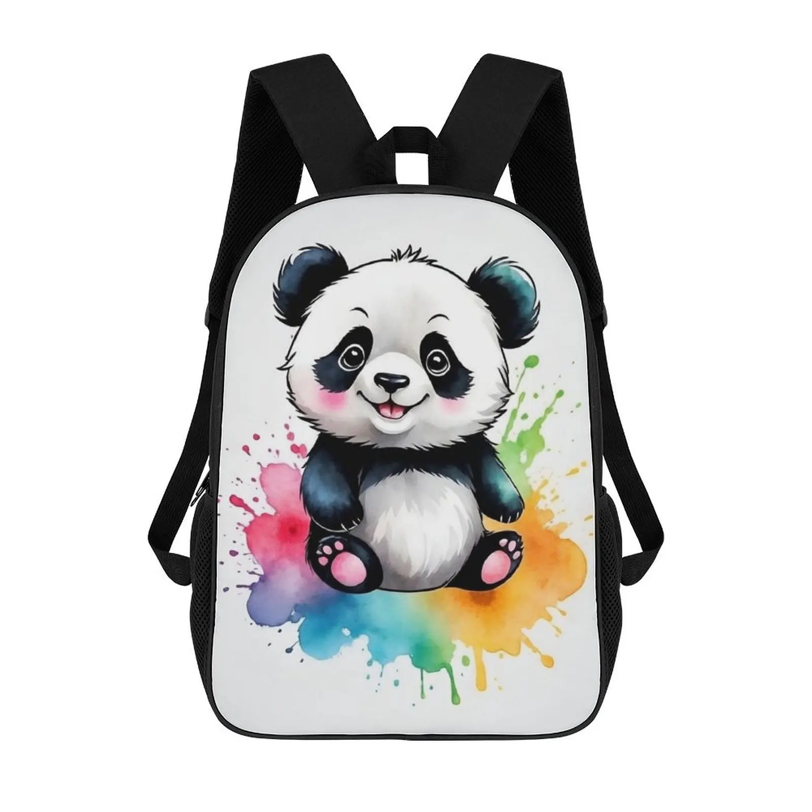 Mochila escolar para adolescentes con estampado 3d de Panda lindo, mochila fresca para niño y niña, gran capacidad, bolsa para computadora de 17 pulgadas, patrón exclusivo personalizado