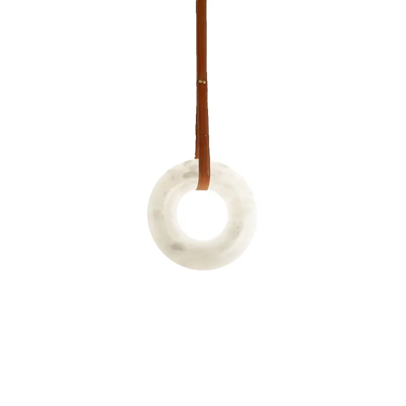 

Postmodern minimalist creative marble restaurant bedroom bedside high-end hanging wire single-end entrance bar lamp