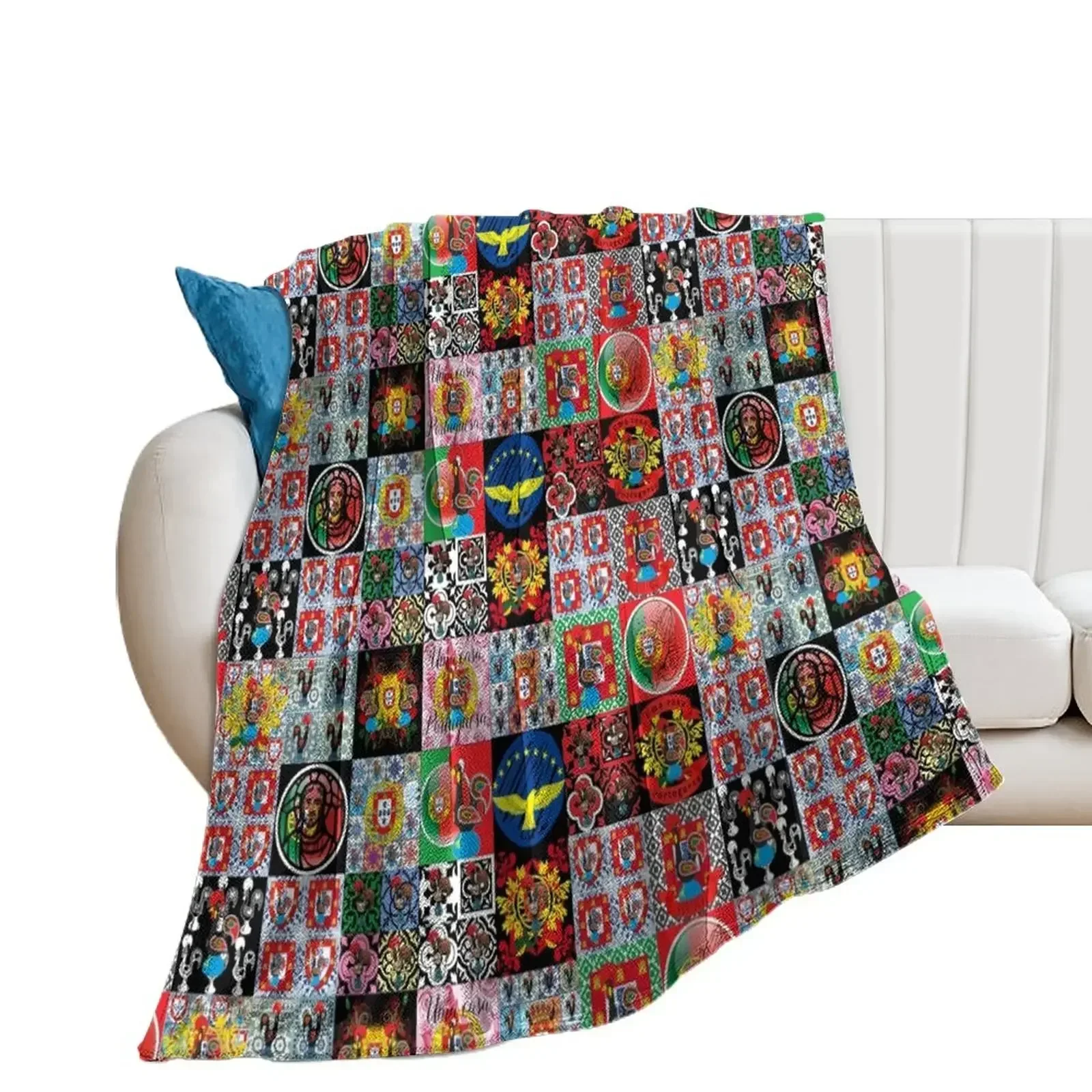 Portuguese culture Throw Blanket Sleeping Bag For Sofa Thin Sofa Blankets