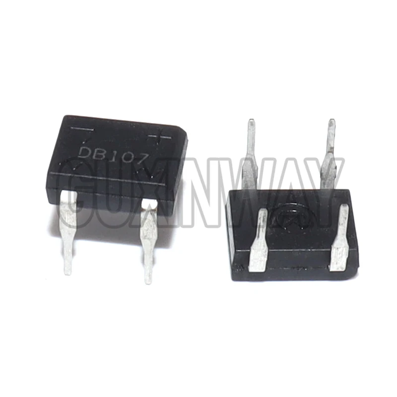 DB107 Diode Bridge 1A 1000V DIP4 Single Phases Diode Rectifier Bridges Electronica Componentes