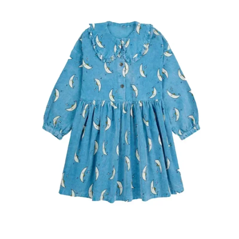 ما قبل البيع (السفينة أغسطس) 2024 قبل الميلاد الصيف الكرز التنانير فتاة التطريز فستان طفل بوتيك الملابس شاطئ عطلة فستان بنات حفلة