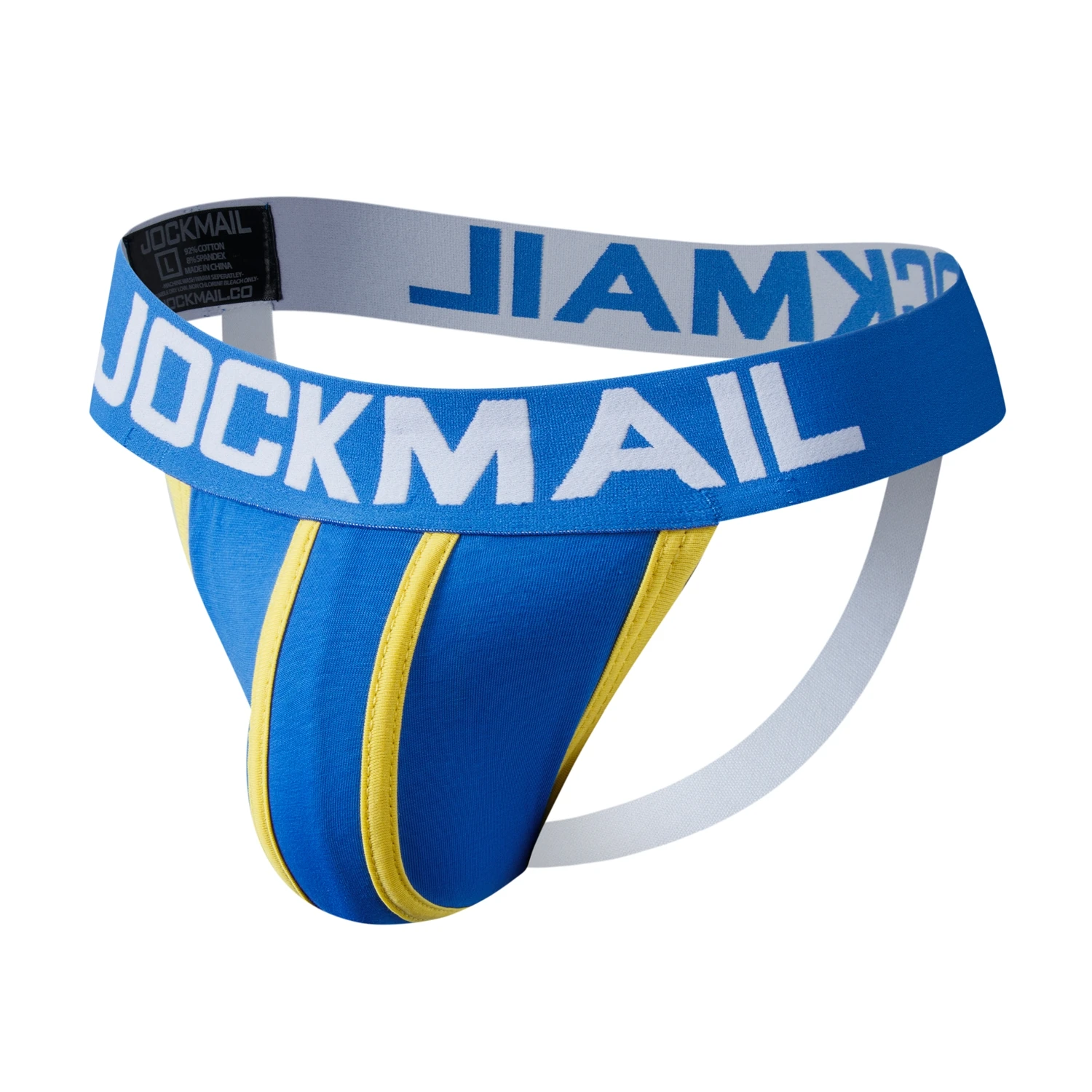 JOCKMAIL Cotton Men Jockstrap Sexy Underwear Sexy Bikini Jock strap Underwear for Men G-String Thong Gay Underwear