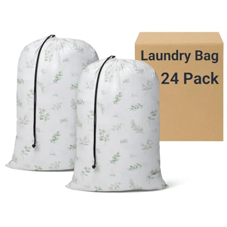 Extra Large Washable Travel Laundry Bag Set 24-Pack Heavy Duty Dirty Clothes Organizer for College Dorm Hotel Camping Home Stor