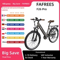 Fafrees F26 Pro Electric Bicycle for Men Mountain Bike 250W 36V 14.5Ah Lithium Battery City E-bike