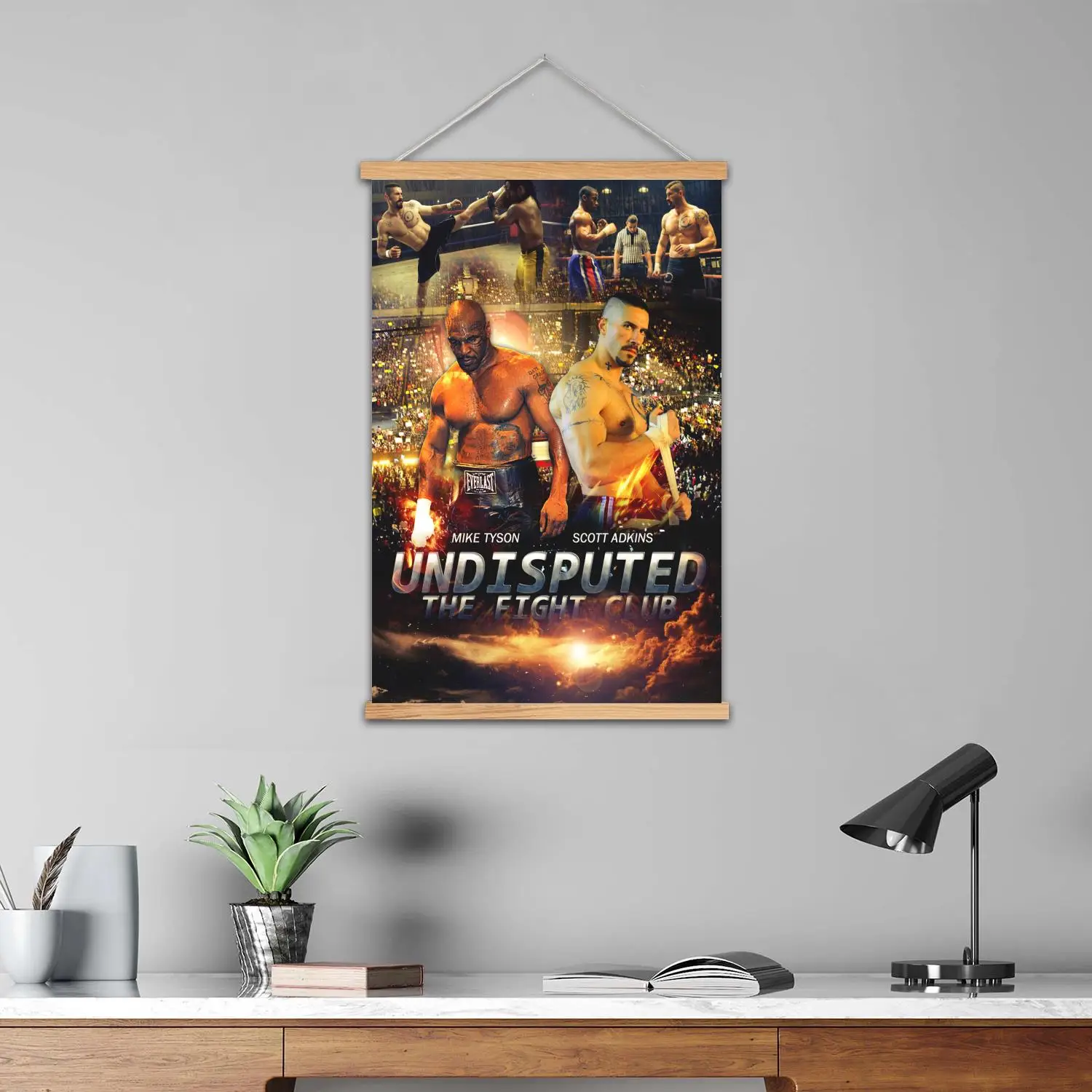 Boyka الممثل الملاكم مؤطرة جدار اللوحة قماش ملصق فني وفن جدران، ديكور غرفة نوم الأسرة الحديثة، اللوحة الزخرفية #5