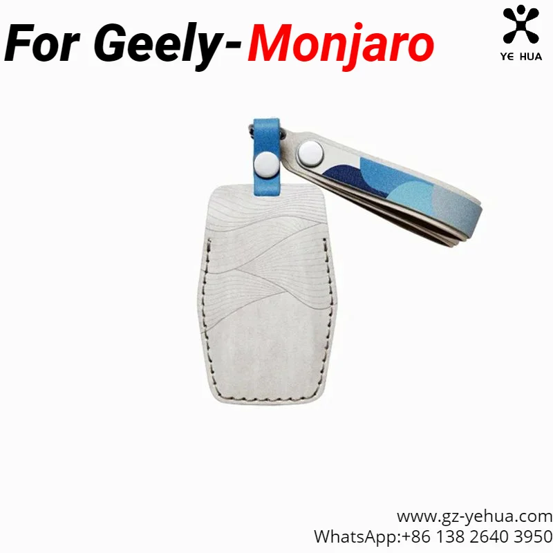 For GEELY Monjaro Manjaro Xingyue L KX11 2022 2023 Car Key Case Simple Style Hand Sewn Fashion Car Accessories