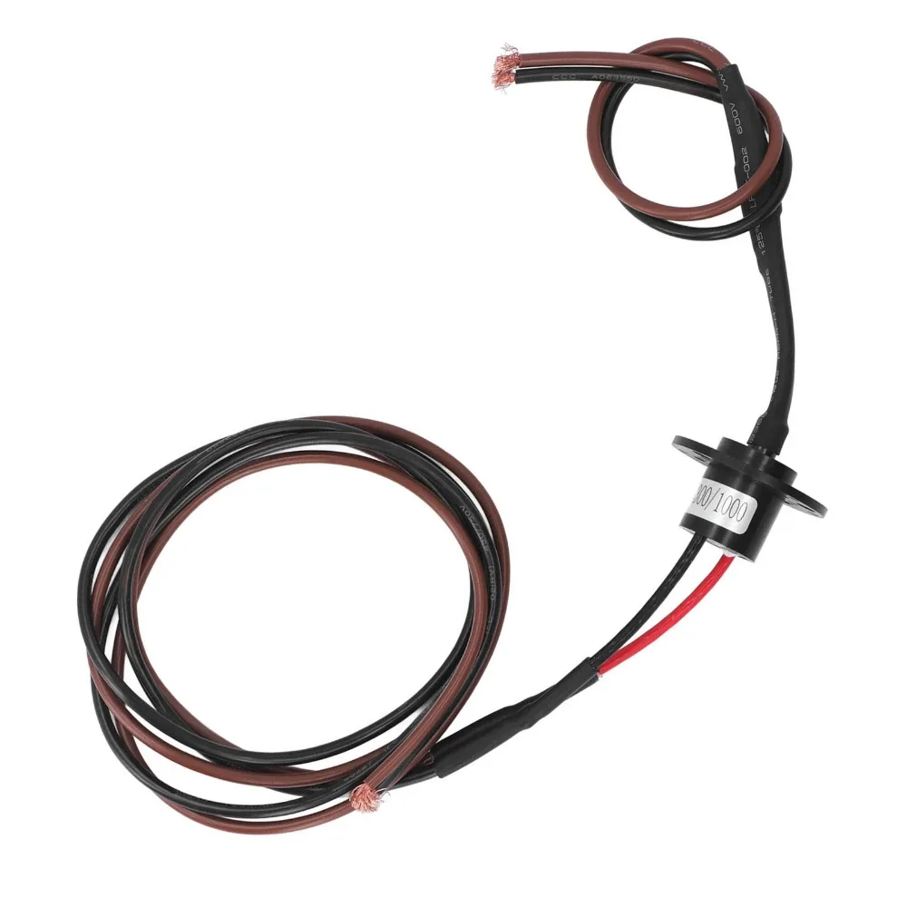 دائم 2 الطريق الكهربائية زلة حلقة 20A 250 دورة في الدقيقة كبسولة زلة حلقة الروتاري جامع حلقة معدات الاختبار الكهربائية