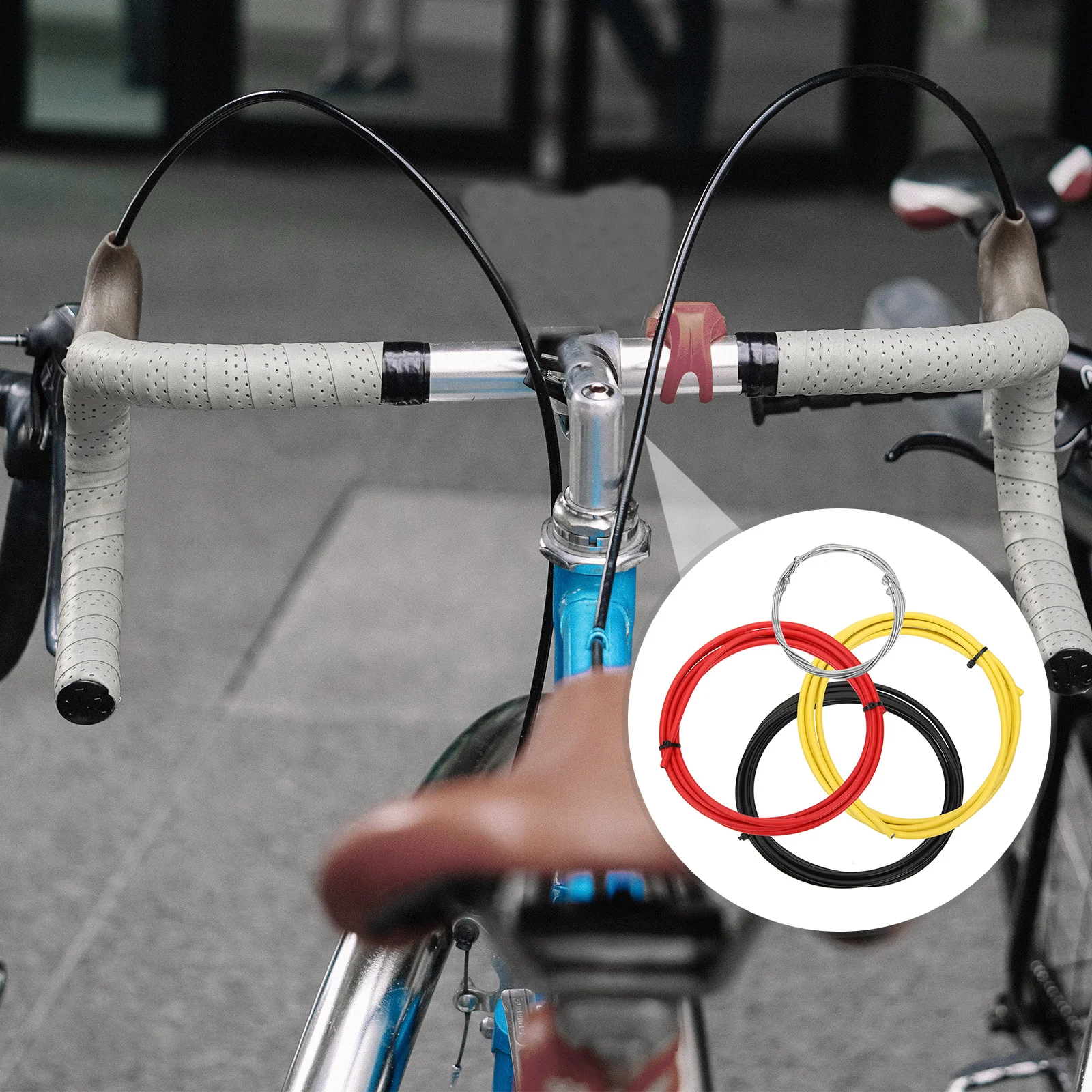 

3Sets Mountain Road Bike Brake Cable Housing Durable Flexible Front Rear Bicycles Brake Line Replacement Accessories