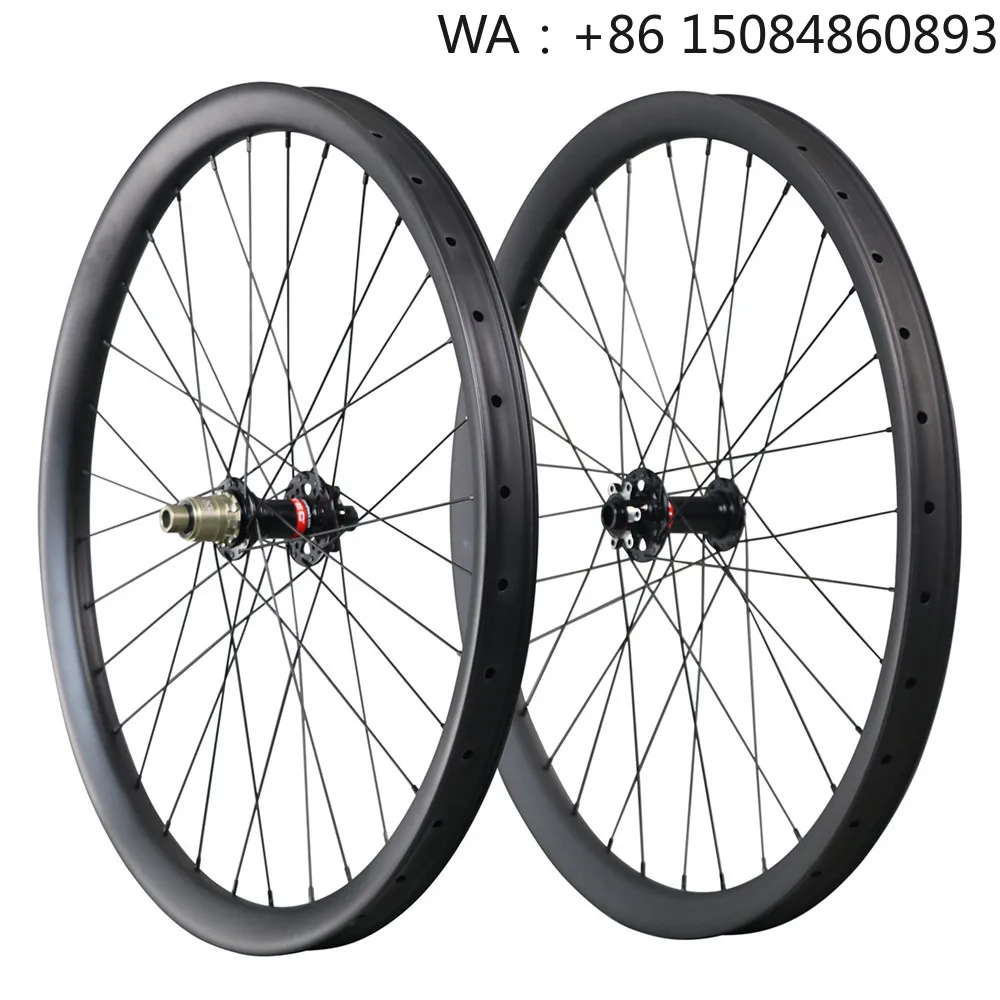

650B All Mountain Carbon Wheelset, professional carbon fiber MTB rim, durable disc brake wheel for enduro off-road riding