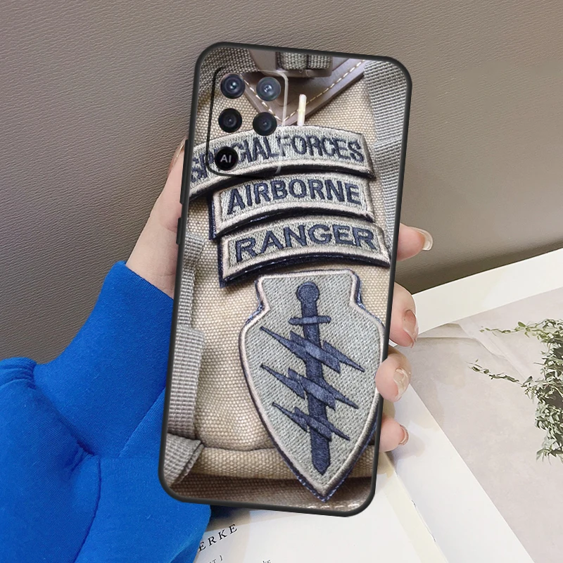 Special Forces Airborne Cover For OPPO A15 A16 A3S A5S A52 A72 A94 A74 A54 A83 A91 A93 A31 A5 A9 2020 A53 S Case